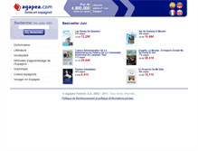 Tablet Screenshot of fr.agapea.com