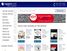 Tablet Screenshot of agapea.com